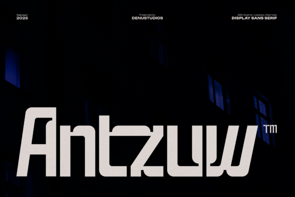 Antzuw: A Modern Font for Web Design