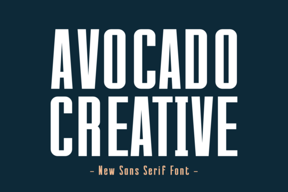 Avocado Creative Font for Makers