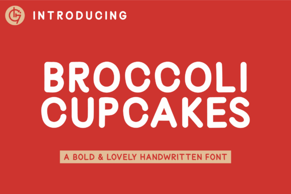 Broccoli Cupcakes Font for Creative Projects