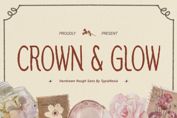 Crown Glow Font for Bold Branding
