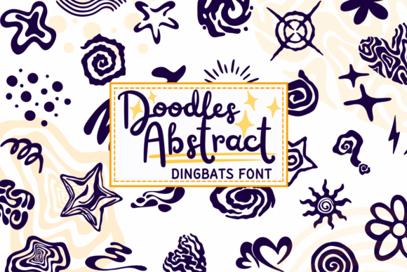Doodles Abstract: A Creative Typeface