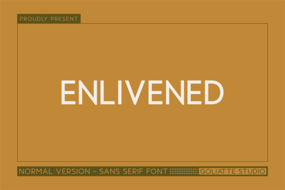 Enlivened Font: Modern Sans Serif for Editorial Design