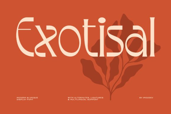 Exotisal: A Serif Font for Elegant Design