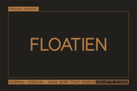 Floatien: A Modern Sans Serif Font