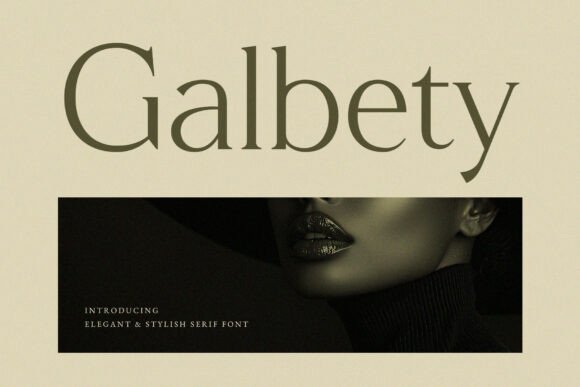 Galbety: A Stylish Serif Font for Makers