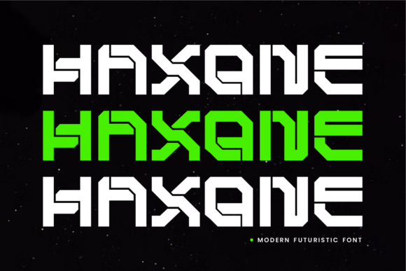 Haxone: A Futuristic Font for Bold Design