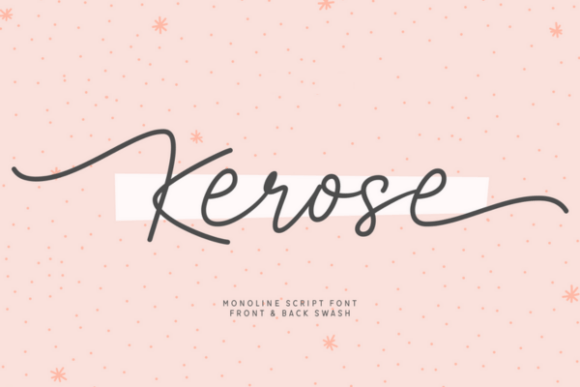 Kerose: A Stylish Font for Small Business