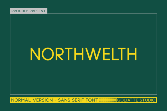 Northwelth: A Modern Sans Serif Typeface