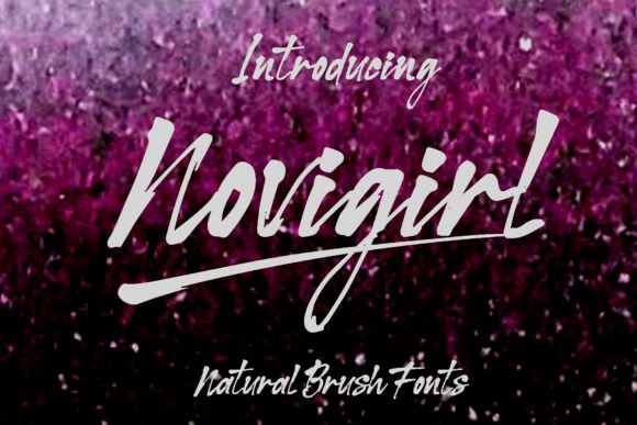 Novigirl Brush Font for Business