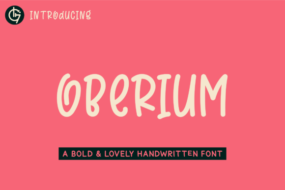 Oberium: A Bold, Handwritten Font for Business