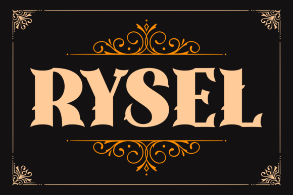 Rysel: A Bold Display Font for Web Design