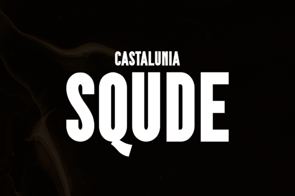 Squde Castalunia: A Font for Elegant Design