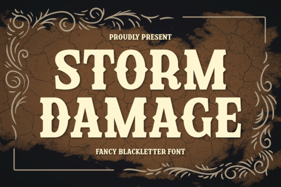 Storm Damage Font Review