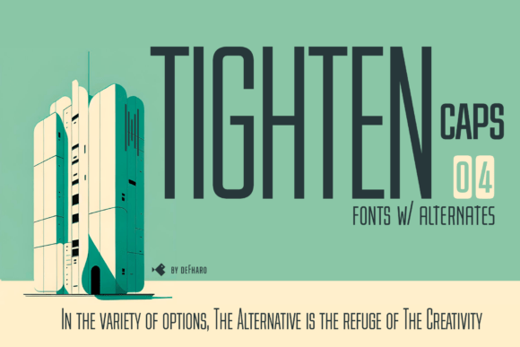 Tighten Caps: A Font for Editorial Expression