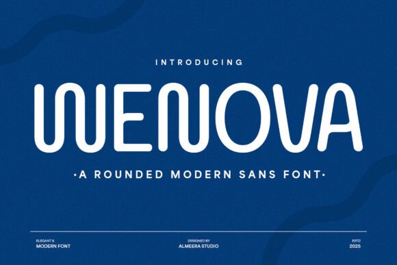 Wenova Font: Modern Sans for Web Design
